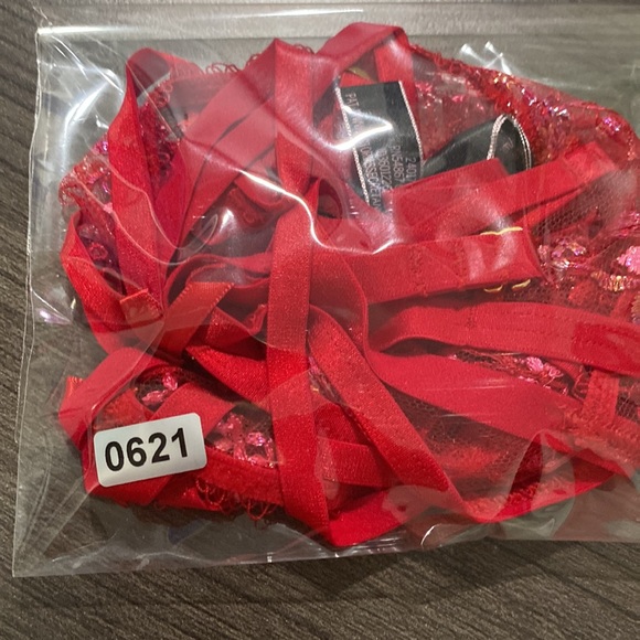 NWOT! Limited Edition Victoria Secret Red Sexy Lace Lingerie - Picture 6 of 6